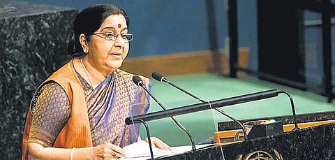 External Affairs Minister Sushma Swaraj
