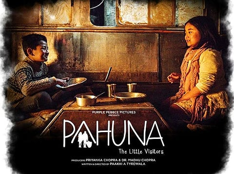 Poster of Paakhi Tyrewala's film, 'Pahuna'.