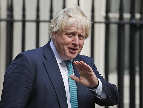 Boris Johnson, Britain's Secretary of State for Foreign and Commonwealth Affairs, arrives at 10 Downing Street in London, Wednesday, Sept. 6, 2017. | AP