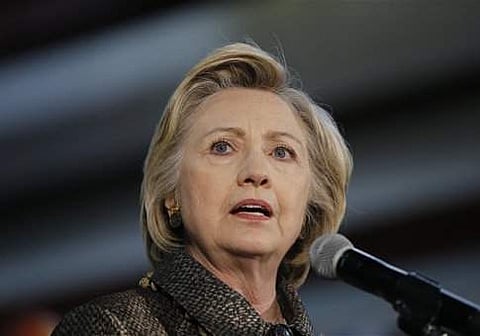 Former US Secretary of State Hillary Clinton. (File photo | AP)