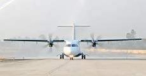 The first flight of IndiGo