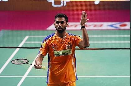 HS Prannoy of Ahmedabad Smash Masters (Twitter/BPL India)