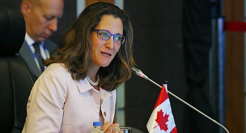 Canada's foreign minister Chrystia Freeland | AP