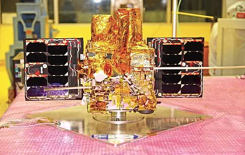 INS-1C with its panels in deployed condition | Express