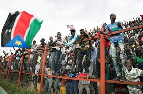 Fans cheering during the qualifying rounds of the African Nations Championship | Photo: AFP