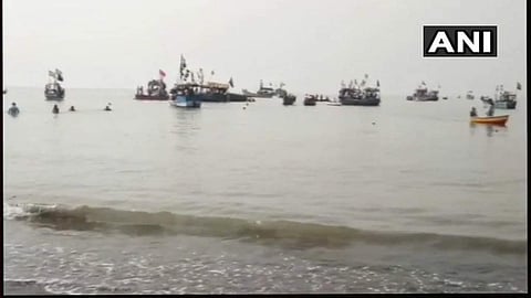 Rescue operations continue in Dahanu. (ANI)