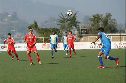 Defending champions Aizawl FC were back to winning ways as they easily overcame Chennai City FC 2-0 (Twitter/Aizawl Football Club)
