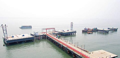IOC’s LPG import terminal jetty which is nearing completion