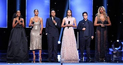 The actresses who spoke against harassment at the NAACP Image Awards (Photo | Twitter)