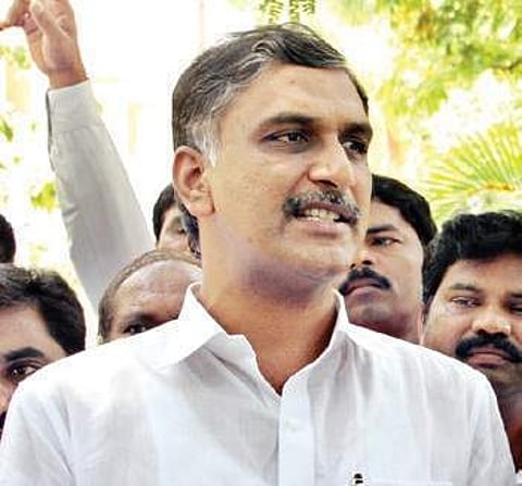 Telangana irrigation minister T Harish Rao