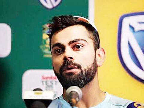 Virat Kohli is not a happy man