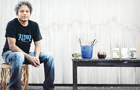 The late artist Rajan Krishnan Manu R Mavelil