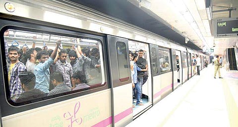 The Metro ridership during the extended three hours stood at 31,116. The Purple Line had 20,886 riders while the Green Line registered 10, 230 commuters