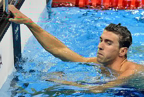 United States star swimmer Michael Phelps | AP