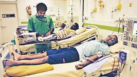 Pension for patients treating at private hospitals in Andhra Pradesh