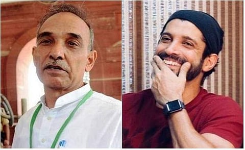 Union Minister Satyapal Singh and Filmmaker Farhan Akhtar (Photo | Agencies)