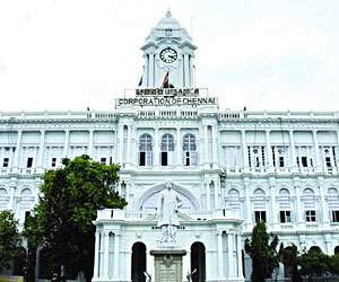 Chennai Corporation building. (File photo: EPS)