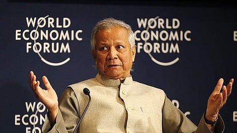 Nobel laureate and Chief Adviser of Bangladesh's interim administration Muhammad Yunus.