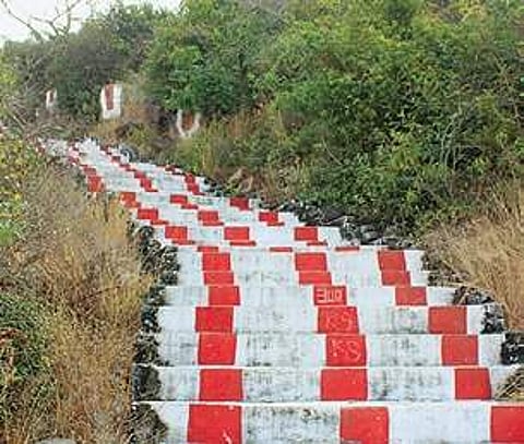Take 500 steps towards the sanctum of Perumal