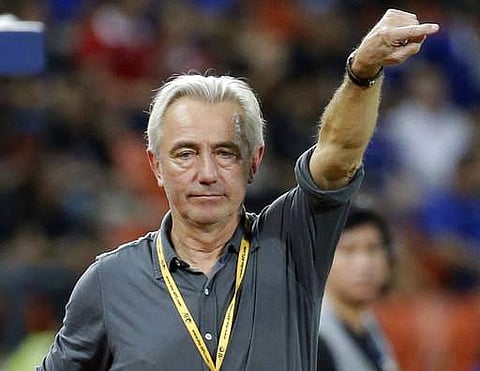 Dutchman Van Marwijk led Saudi Arabia to World Cup qualification before leaving in September last year over a contract dispute. | Photo: AP