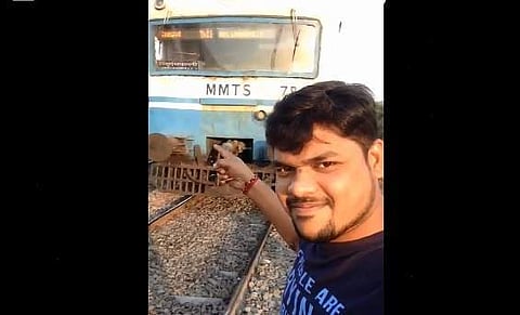 Hyderabad: Selfie video with running train lands 25-year-old youth in hospital