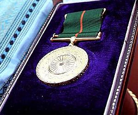 File Photo of Ashok Chakra Award.