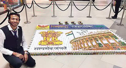 Now, mosaic magic with rubik’s cube