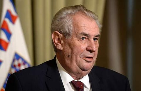 Milos Zeman.(AFP)