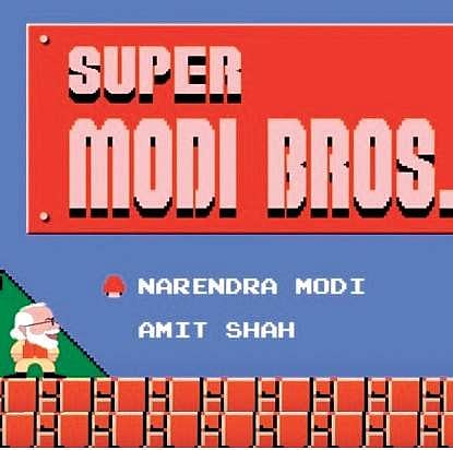 Delhi parties use Super Mario to target rivals