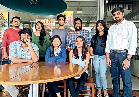 The team behind Project Re-search, which aims at rerouting online traffic from the Bluewhale Challenge towards a mental health awareness website
