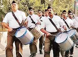 A band troupe accompanying the rally near Mudichur | Express