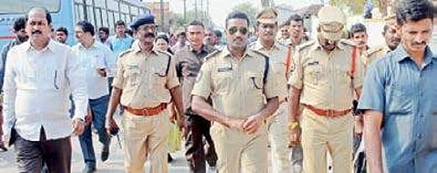 Urban SP Ch Vijaya Rao visits Gottipadu village in Prathipadu mandal of Guntur district on Tuesday | Express