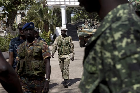 Troops at the State House in Banjul, Gambia (File | AP)
