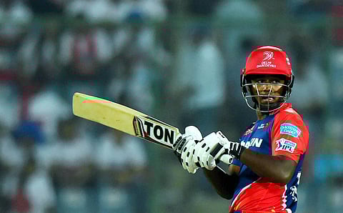 Sanju Samson during an outing for the Delhi Daredevils (File | PTI)