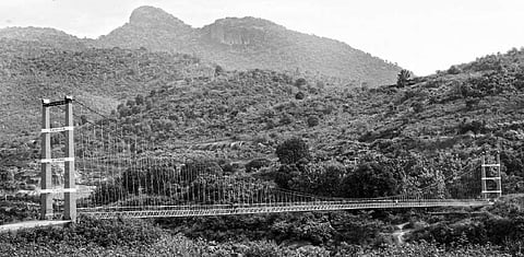 Hanging bridge in Rayagada gets facelift