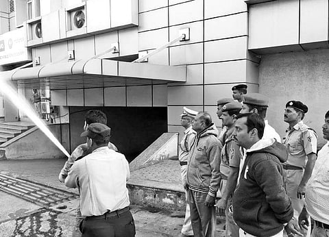 Fire inspection at a mall in Bhubaneswar | Express