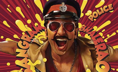 Poster of Simmba starring Ranveer Singh. (Twitter Photo)