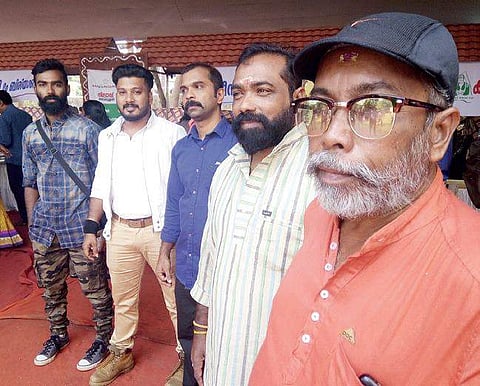 Chavittu Nadakam exponent Anirudhan A N, his brother Raju A N and other family members