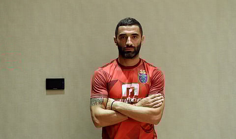 Kerala Blasters Forward Slavisa Stojanovic. | (Melton Antony | EPS)