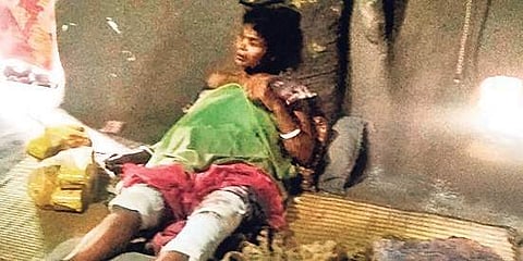 Victim of crocodile attack Mani Dhaudia | Express