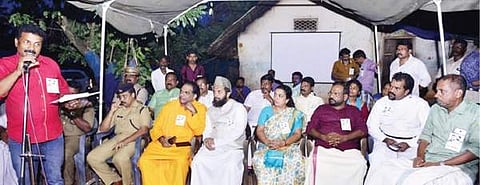 The members of ROSA at the gathering organised as a tribute to Balabhaskar