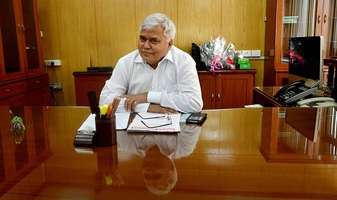 TRAI cief RS Sharma (Photo | File/PTI)