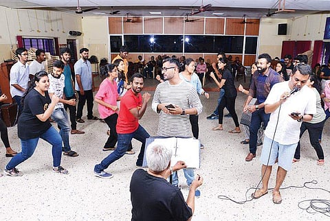 Madras Musical Association practice for their concert, Aqua, to be held on October 12.