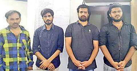 The gang that attacked a cop