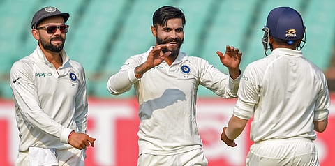 Indian bowler Ravindra Jadeja (File | PTI)