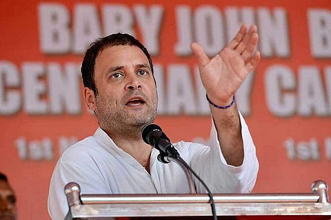 Congress chief Rahul Gandhi (File Photo| PTI)