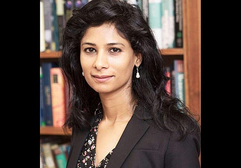 Gita Gopinath is one of the world's outstanding economists, IMF said. (Photo | IMF Twitter)