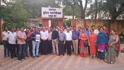 The doctors demanding an immediate FIR and arrests went on a flash strike. (Photo | EPS)