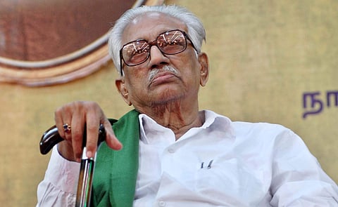 Veteran DMK leader K Anbazhagan. (Photo | PTI)