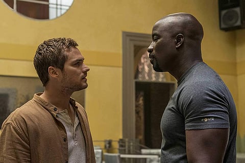 Iron Fist and Luke Cage in a crossover episode in the season 2 of 'Luke Cage' (Photo | IMDB)